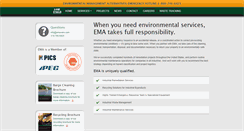 Desktop Screenshot of ema-env.com